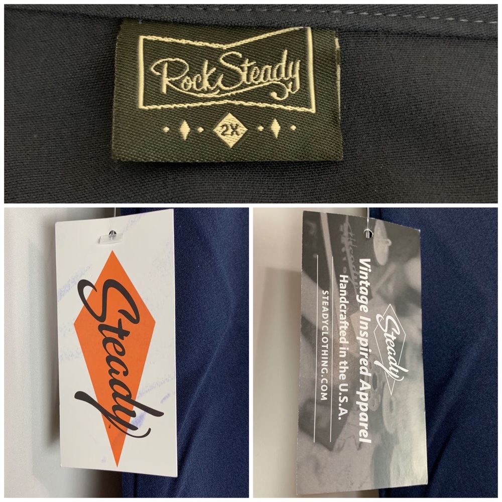 ModCloth Rock Steady Sally Swing Skirt Navy NWT - Picture 4 of 8